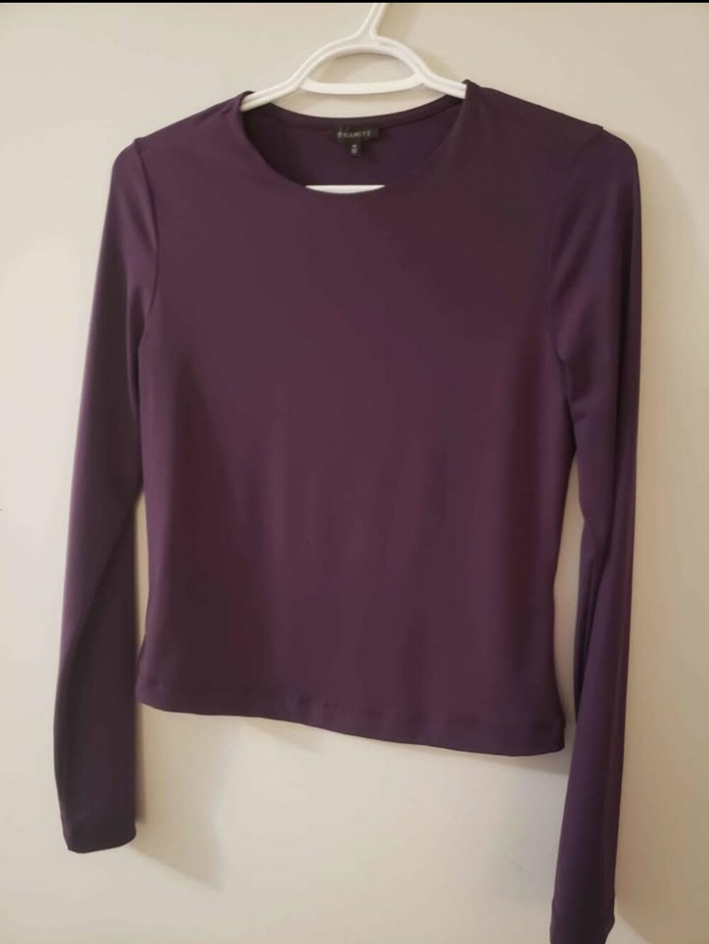 Dynamite Long Sleeve Crewneck Top - Plum